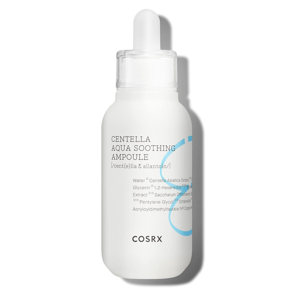 Centella Aqua Soothing Ampoule, Centella Asiatica Cica Serum, Korean Skin Care, 1.35 Fl Oz, for Sensitive Skin, Daily Skin Serum, Paraben Free, No Animal Testing