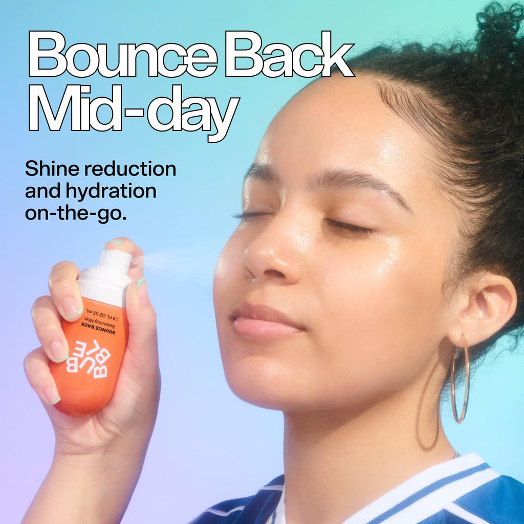 Bounce Back Hydrating Toner Spray - Balancing + Pore Minimizing Toner for Face - Made with Niacinamide + Willow Bark to Help Even and Mattify Oily Skin - On-The-Go Skin Care (55Ml)