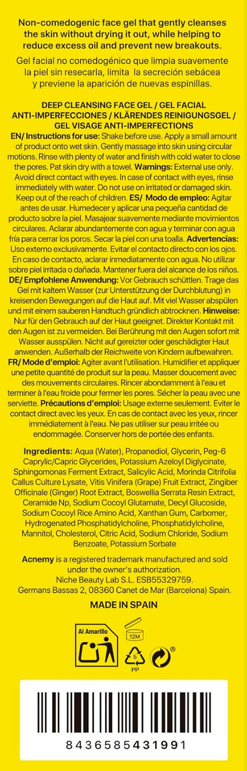 COOLMETHICS  ZITCLEAN® - Deep Cleansing Face Gel