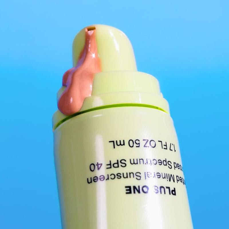 Bubble Skincare plus One Tinted Daily Mineral Sunscreen, Broad Spectrum SPF 40