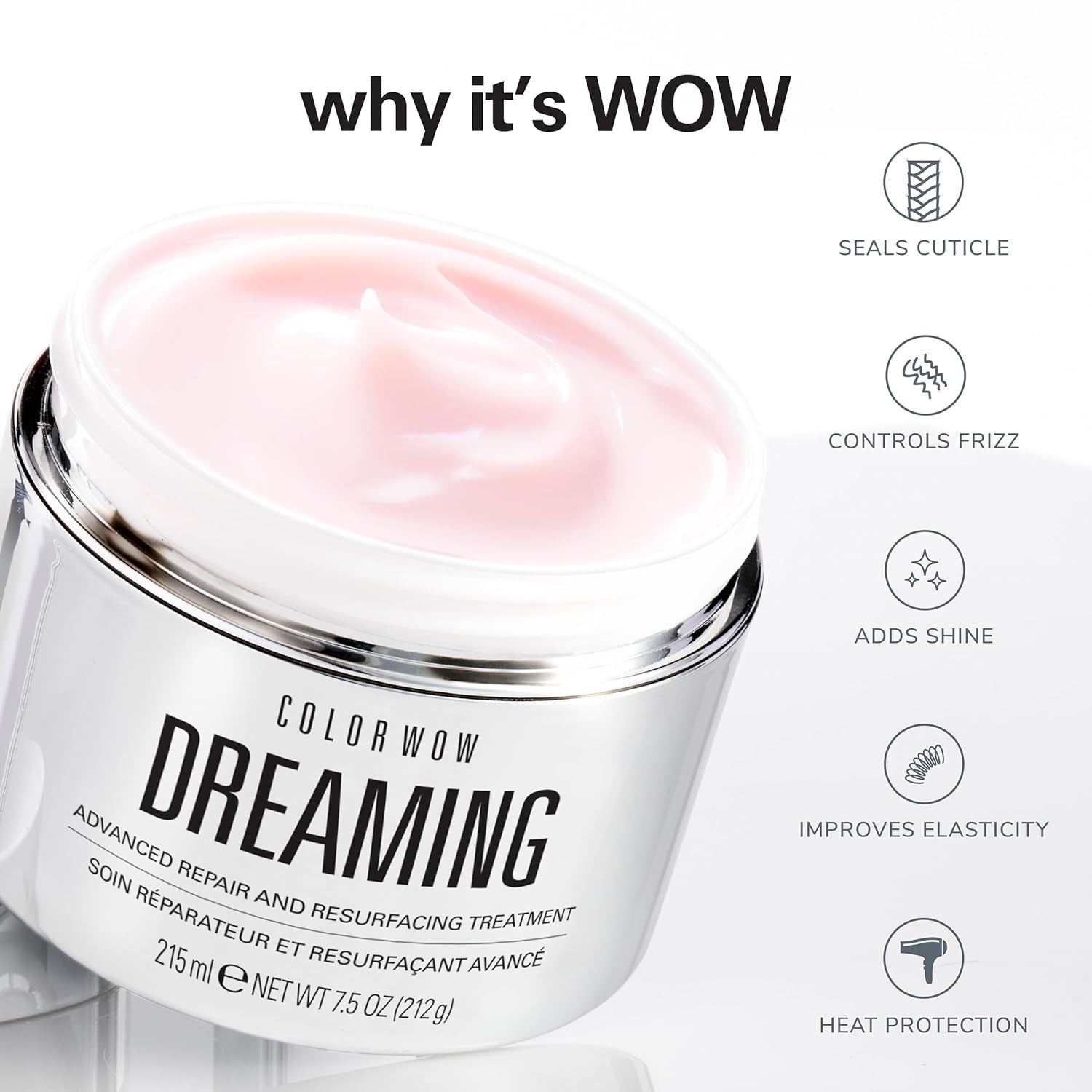 Dreaming Advanced Repair and Resurfacing Treatment| Hair Mask for Anti-Frizz, Anti-Damage, Delivers Flawless Strands