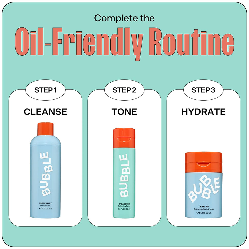 Break Even Balancing Face Toner - Gentle Exfoliating Toner & Pore Minimizer for Normal to Oily Skin Types - Skin Care Formulated with Green Tea Extract and Niacinamide (100Ml)