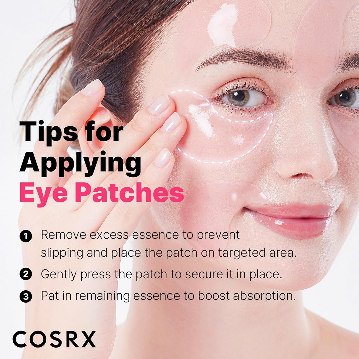 under Eye Mask, Peptide Collagen Hydrogel Eye Patch for Puffy Eyes and Dark Circles, 60 under Eye Patches, Korean Skin Care