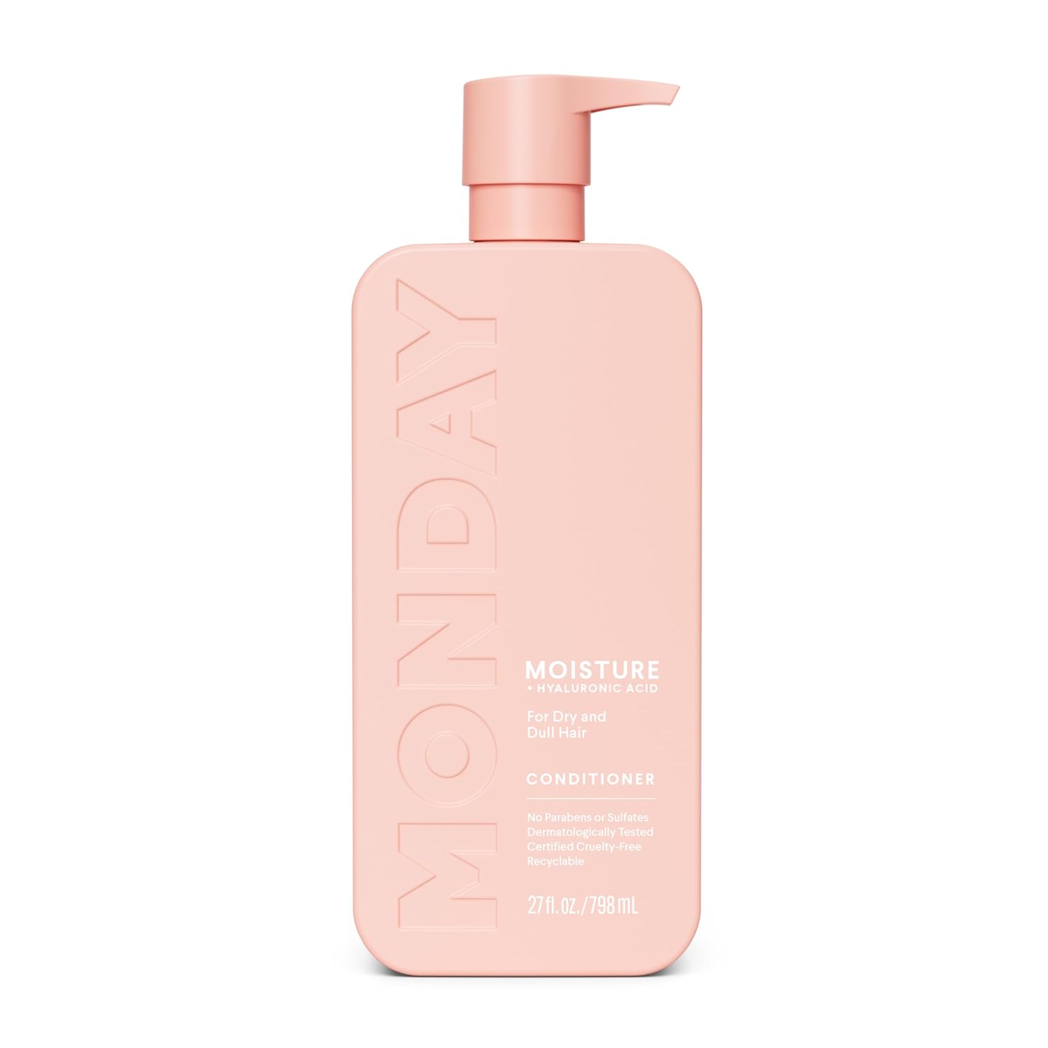 MOISTURE Conditioner with Hyaluronic Acid, Coconut Oil & Shea Butter for Dry & Dull Hair 798 Ml