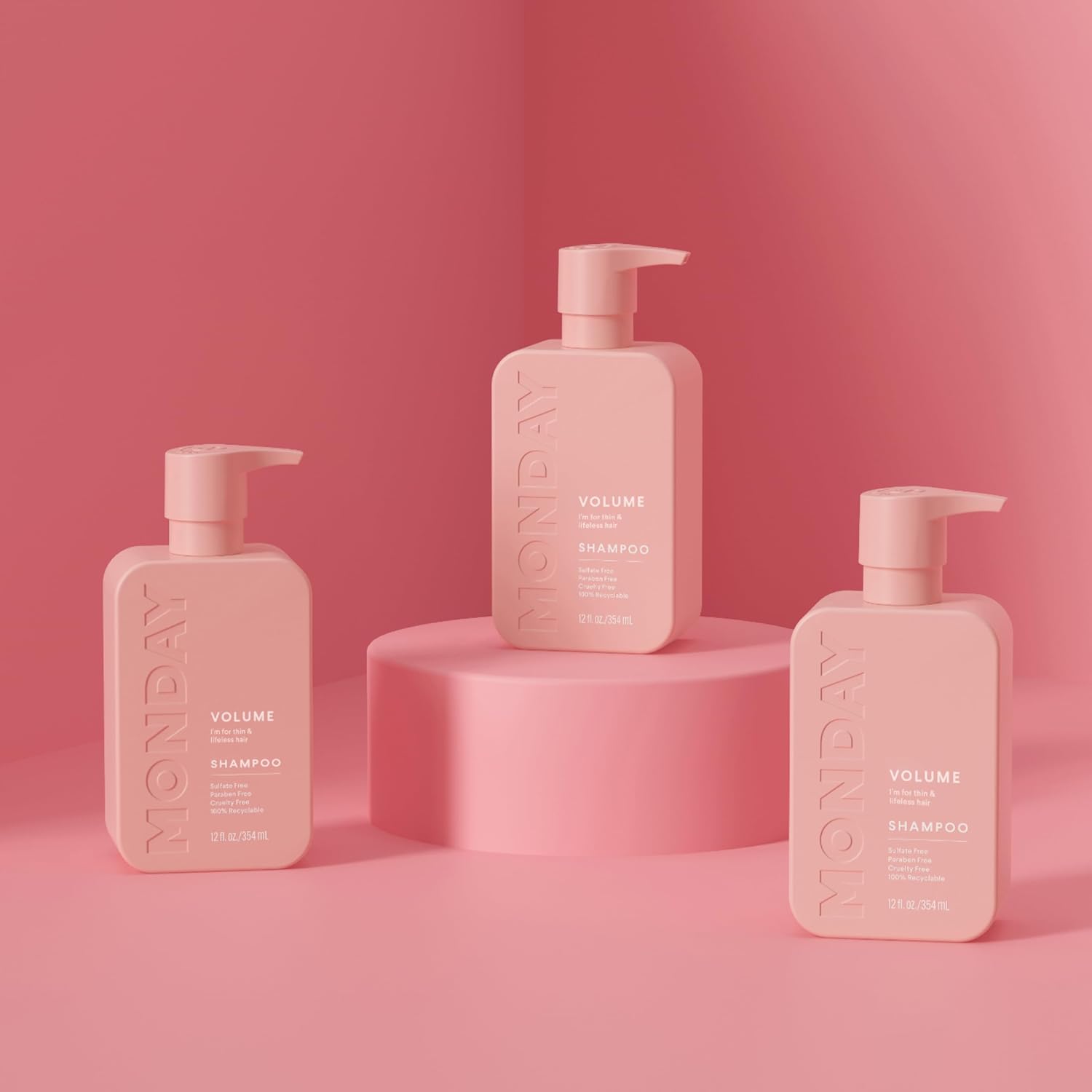 VOLUME Shampoo with Hydrolyzed Collagen & Macadamia Oil for Thin, Fine & Flat Hair 354 Ml