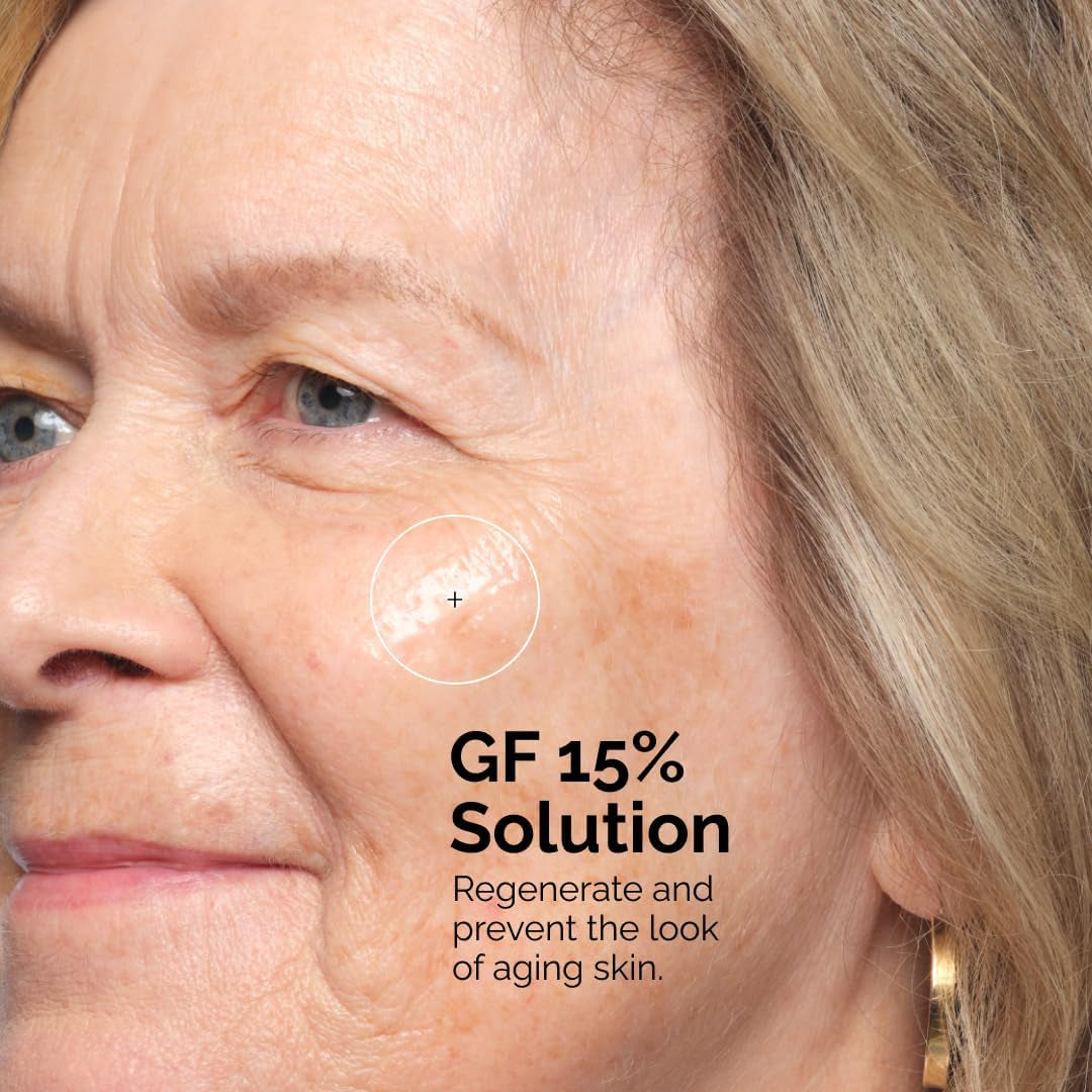 The Ordinary GF 15% Solution, Anti-Aging Formula for Visible Skin & Wrinkle Repair, 30Ml