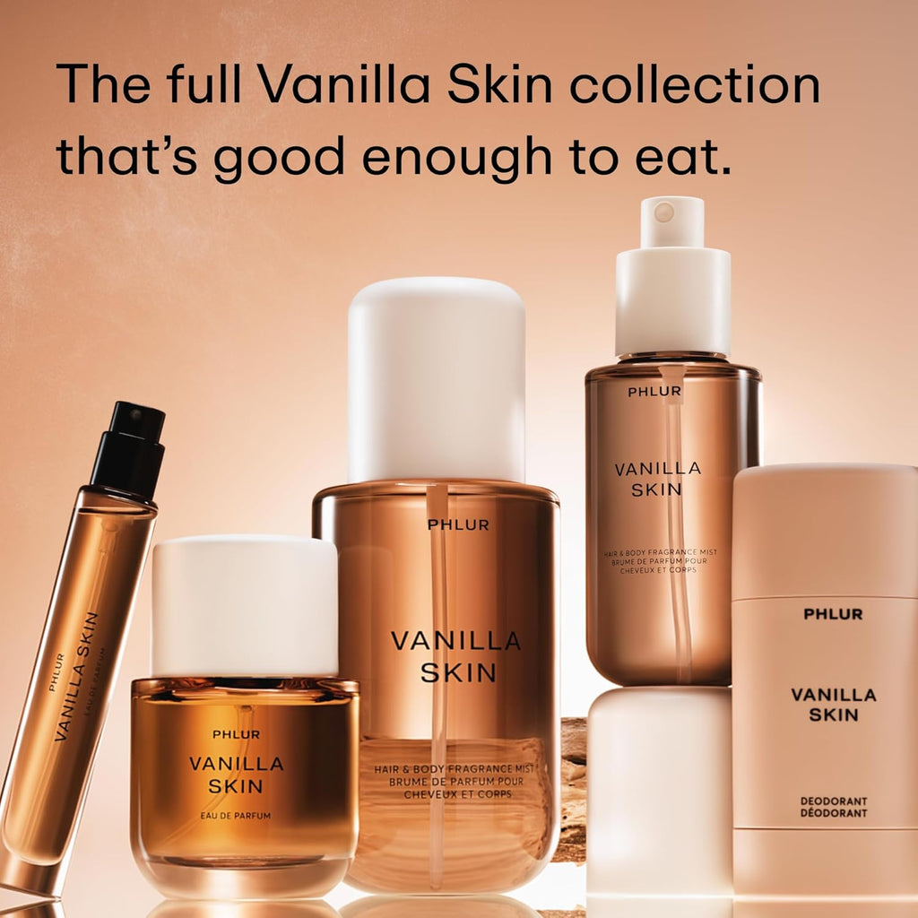 Vanilla Skin Eau De Parfum - Full Size Perfume Spray Fragrance - Vanilla Perfume with Pink Pepper, Cashmere Wood & Sandalwood (50Ml)