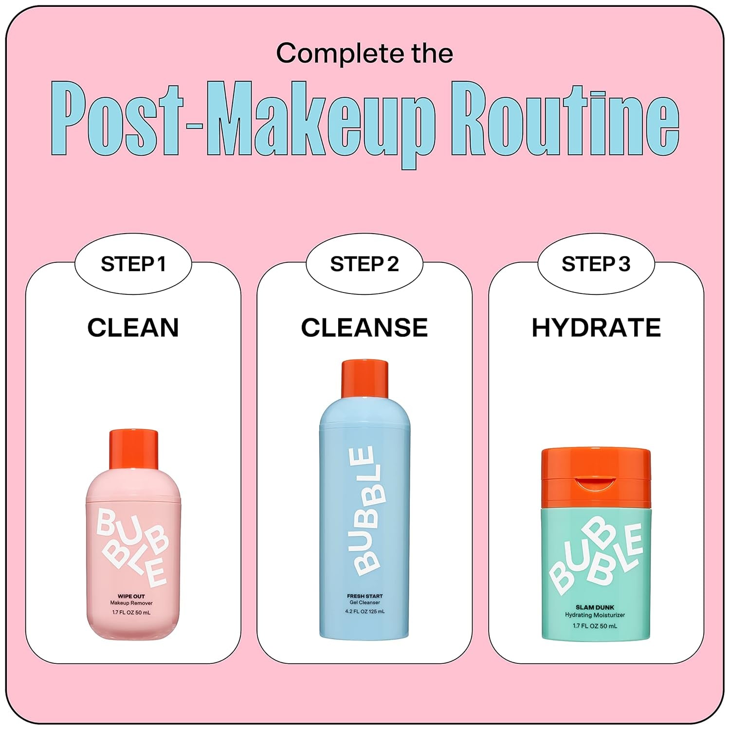 Wipe Out Makeup Remover - Hydrating Face & Eye Makeup Remover Enriched with Vitamins & Antioxidants - Fragrance-Free Skin Care Suitable for All Skin Types (50Ml)