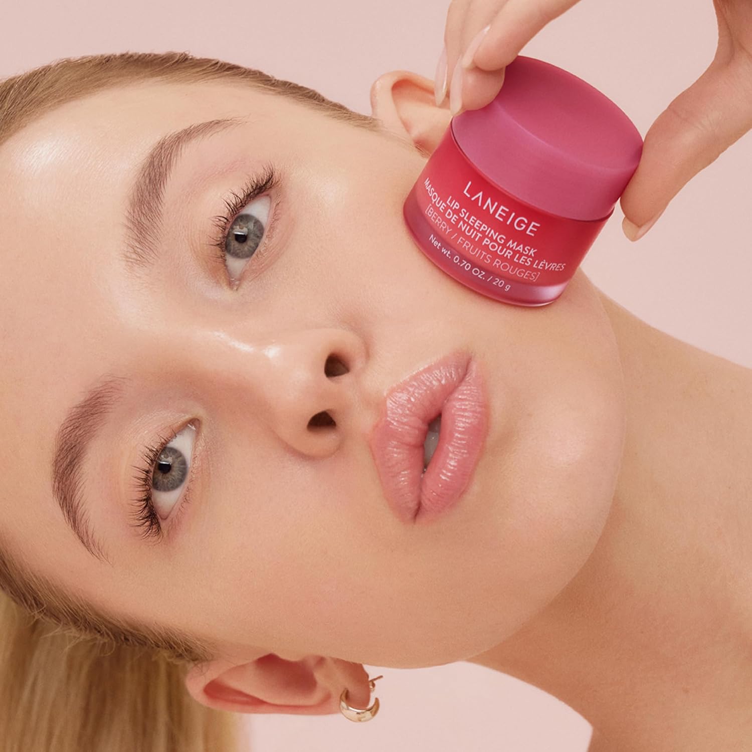 Lip Sleeping Mask: Nourishing Overnight Lip Treatment with Vitamin C, Shea & Murumuru Butter for Hydrating Dry, Flaky Lips