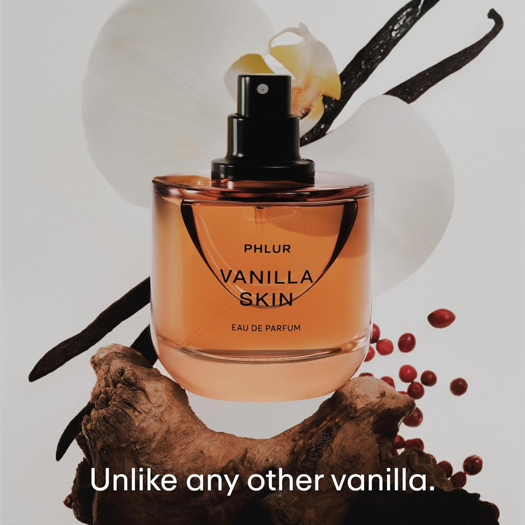 Vanilla Skin Eau De Parfum - Full Size Perfume Spray Fragrance - Vanilla Perfume with Pink Pepper, Cashmere Wood & Sandalwood (50Ml)