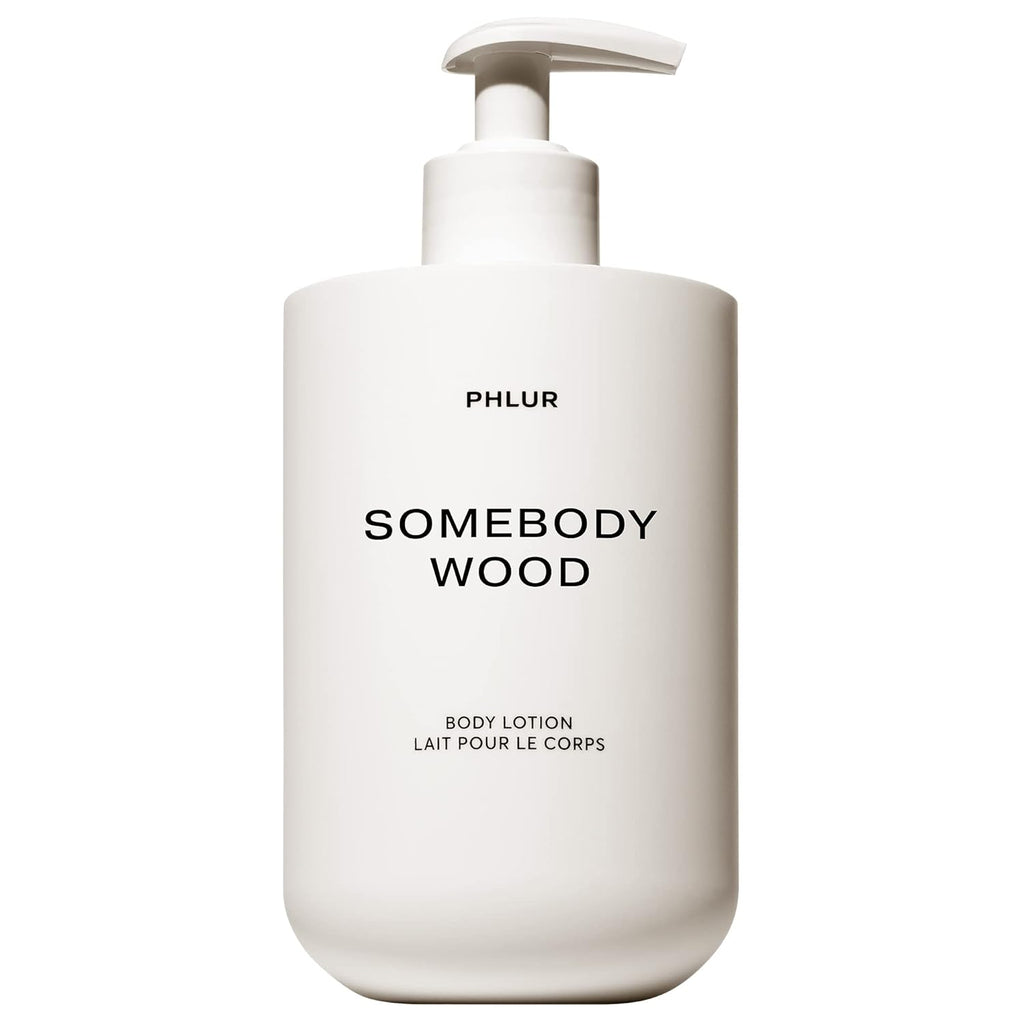 Somebody Wood Body Lotion - Moisturizes & Replenishes Dry Skin - Spicy Woody Body Lotion with Bergamot, Lemon, Cedarwood, Sandalwood, Musk & Vanilla (16 Fl Oz)