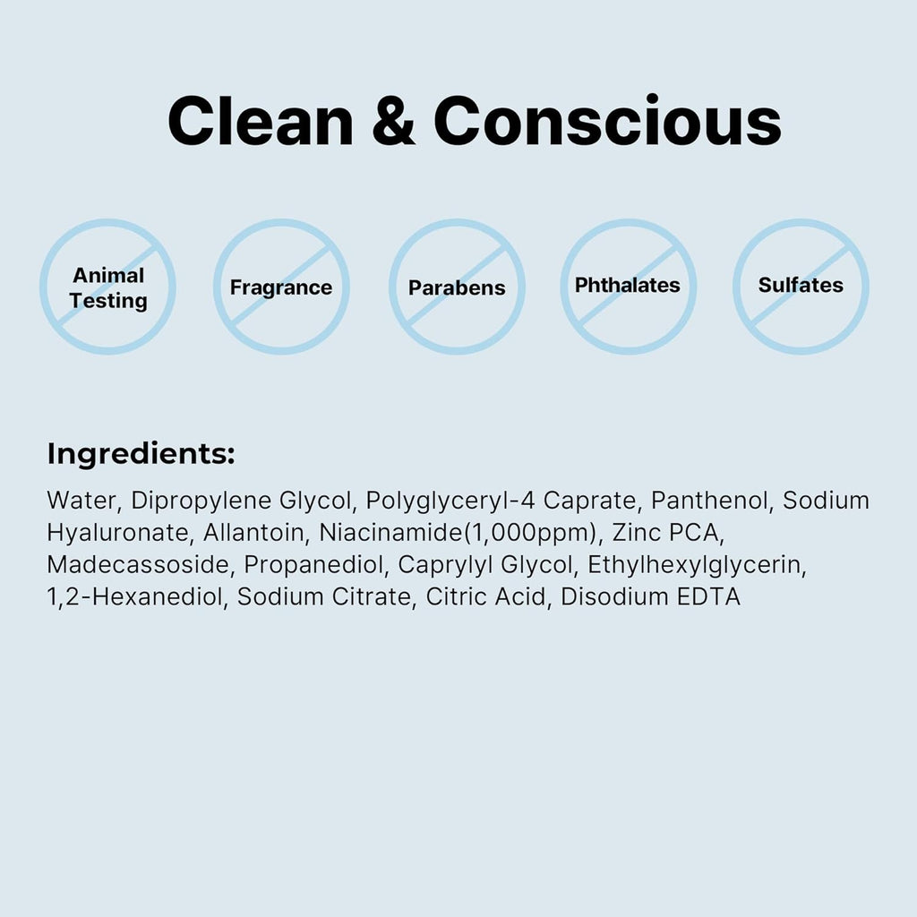 Low Ph Niacinamide Micellar Cleansing Water Daily Mild Facial Cleansing Wash for Sensitive Skin, Sebum Control, Korean Skin Care (13.52Fl.Oz/400Ml)