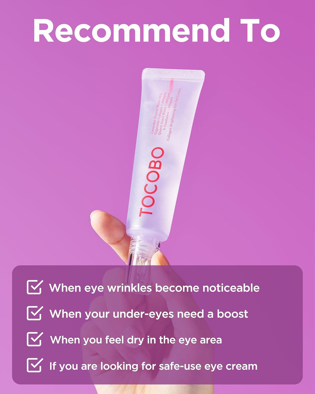 TOCOBO Collagen Brightening Eye Gel Cream (30 Ml)