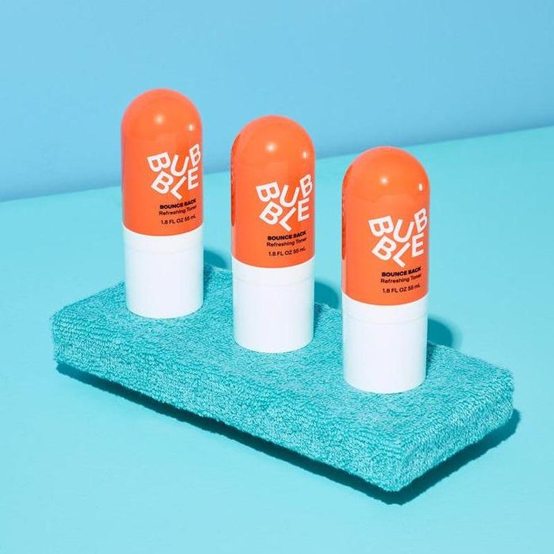 Bubble Skincare Bounce Back Balancing Facial Toner Mist - Hydrating Toner Spray + Pore Minimizer Made with Sea Water and Niacinamide to Help Improve Texture & Radiance