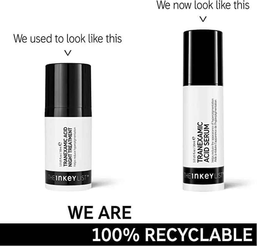 The INKEY List 2 % Tranexamic Acid Serum Zur Reduzierung Von Hyperpigmentierung Und Zur Bekämpfung Ungleichmäßiger Flecken Und Dunkler Flecken 30 Ml