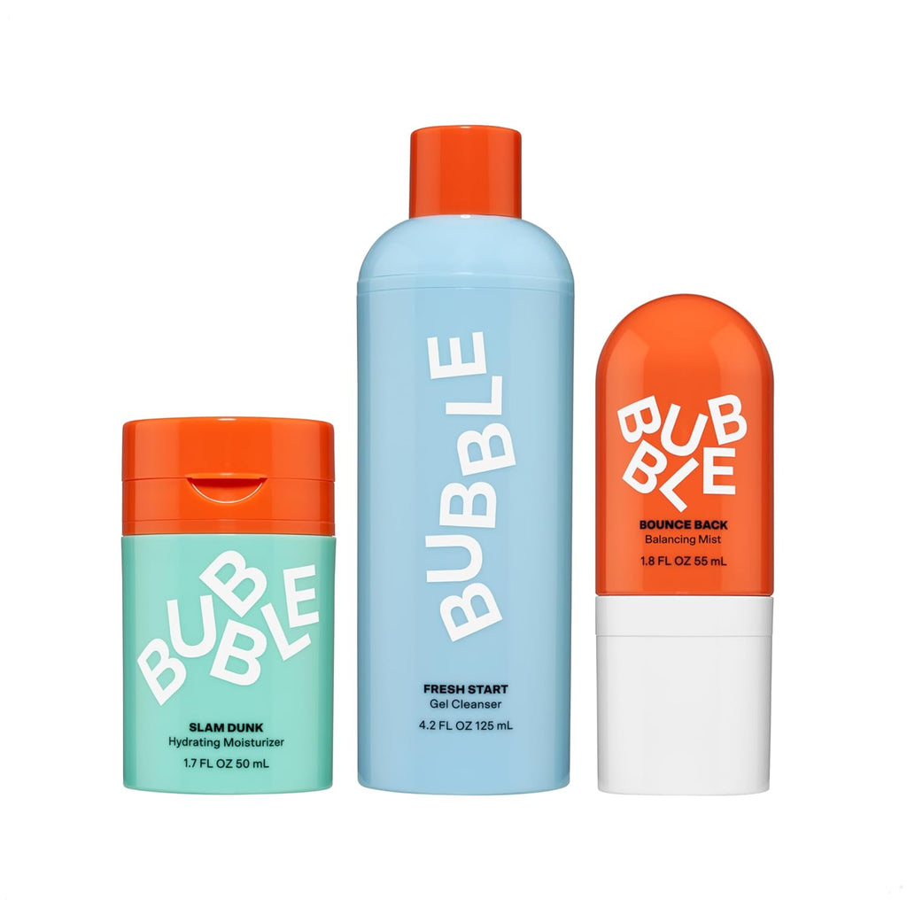 Slam Dunk Face Moisturizer (50Ml) + Fresh Start Gel Cleanser (125Ml) + Bounce Back Balancing Facial Toner Mist (55Ml)