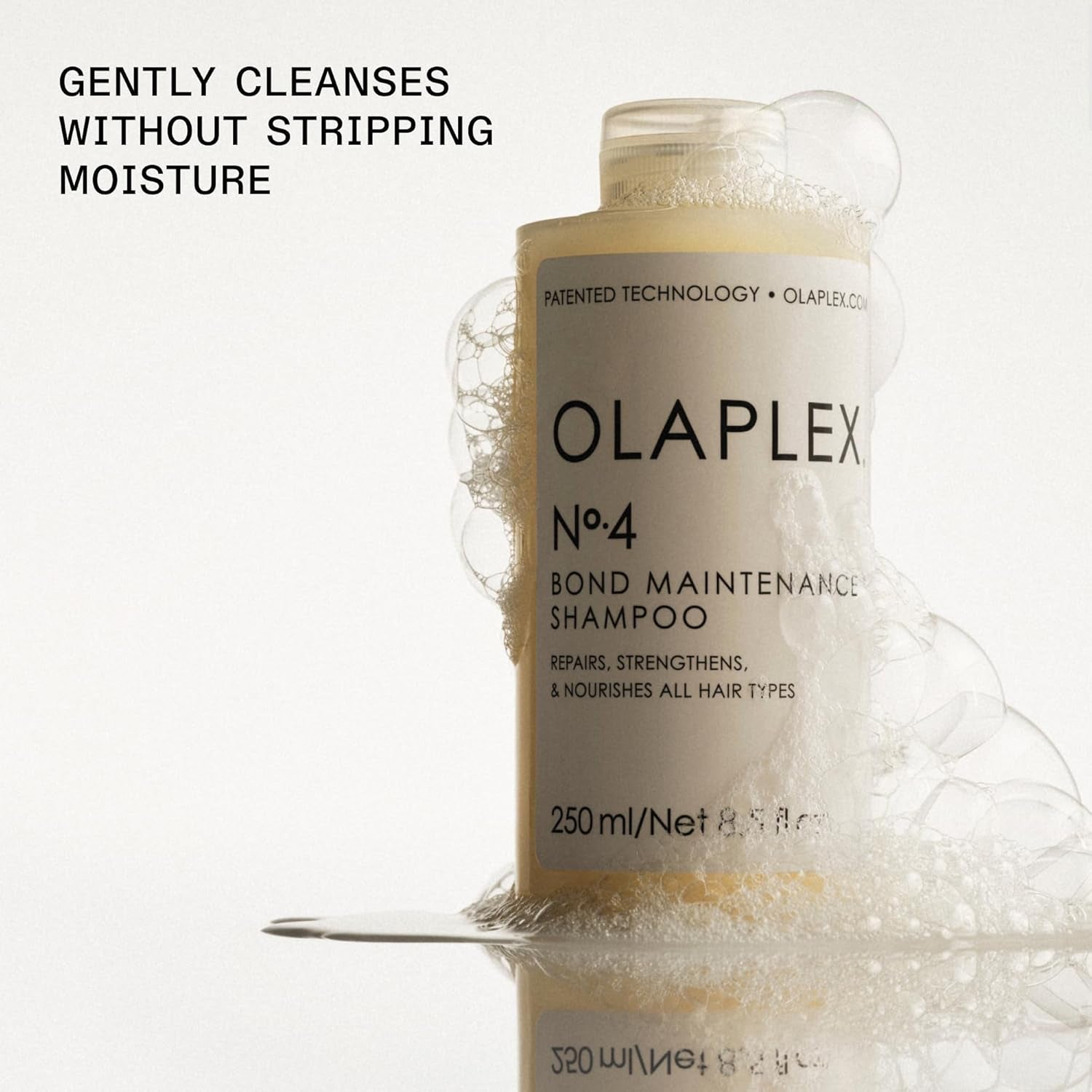 No. 4 Bond Maintenance Shampoo, Repairs, Strengthens, & Nourishes All Hair Types, Adds Shine & Leaves Hair Feeling Soft, 8.5 Fl Oz