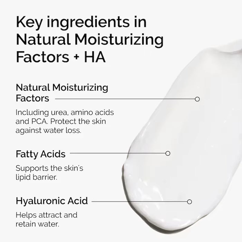 Natural Moisturizing Factors + Hyaluronic Acid Daily Moisturizer with Amino Acids and Dermal Lipids Protected Skin