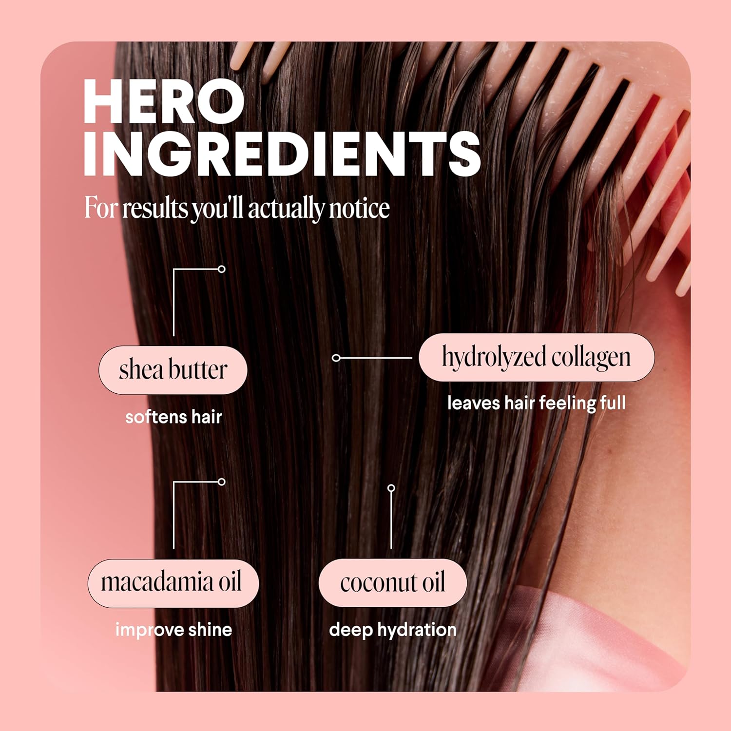 VOLUME Shampoo with Hydrolyzed Collagen & Macadamia Oil for Thin, Fine & Flat Hair 354 Ml
