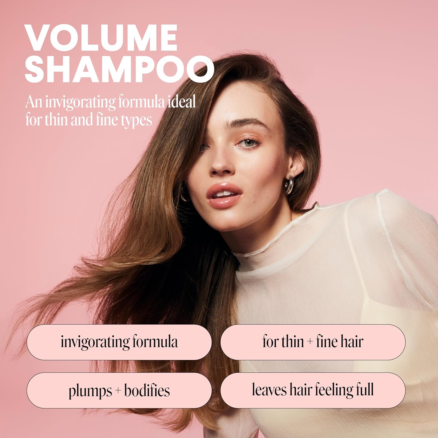 VOLUME Shampoo with Hydrolyzed Collagen & Macadamia Oil for Thin, Fine & Flat Hair 354 Ml