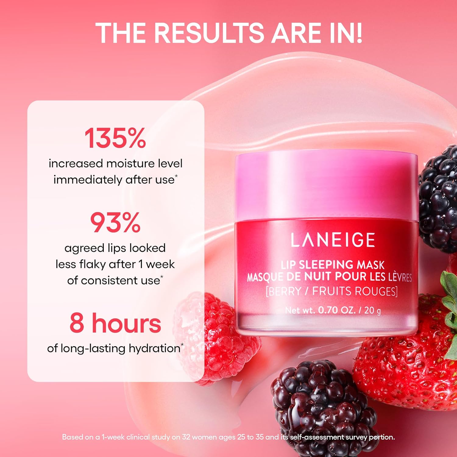 Lip Sleeping Mask: Nourishing Overnight Lip Treatment with Vitamin C, Shea & Murumuru Butter for Hydrating Dry, Flaky Lips