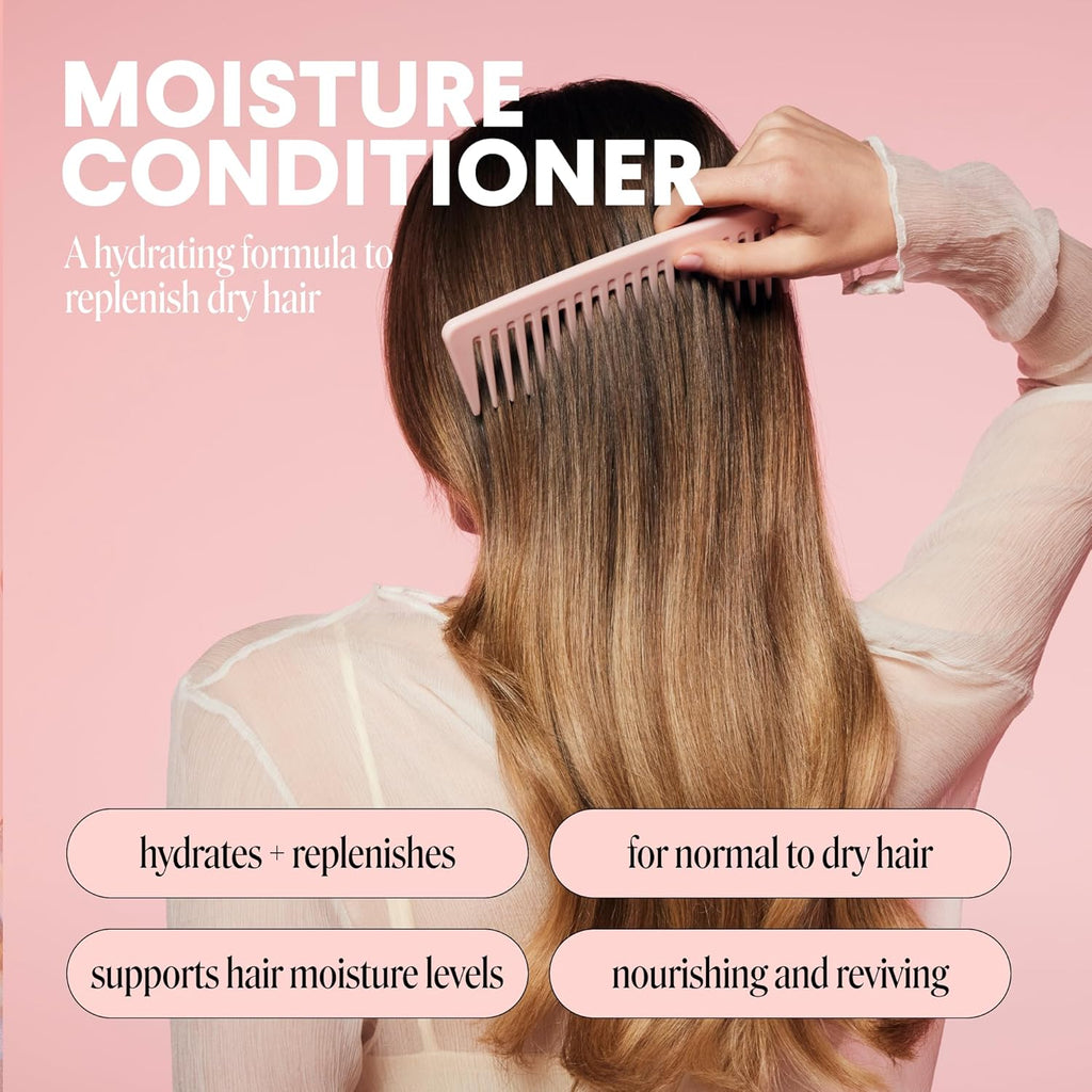 MOISTURE Conditioner with Hyaluronic Acid, Coconut Oil & Shea Butter for Dry & Dull Hair 798 Ml