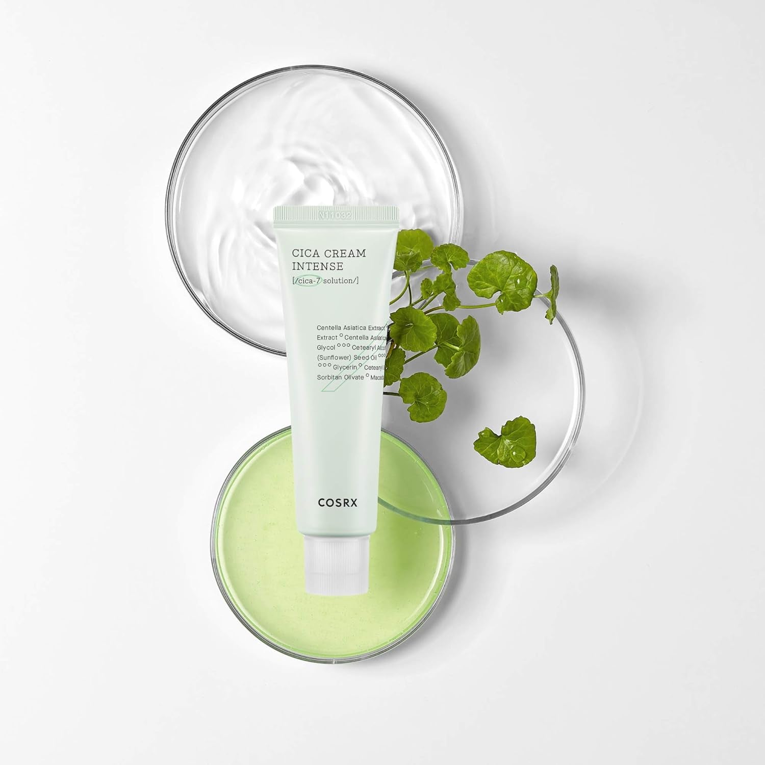 Pure Fit Cica Intensive Cream 1.7 Oz/ 50 Ml | for Dry Sensitive Skin, Centella Asiatica Face Moisturizer Recommended for Acne-Prone Skin, Reduce Redness, Not Tested on Animals, Korean Skin Care