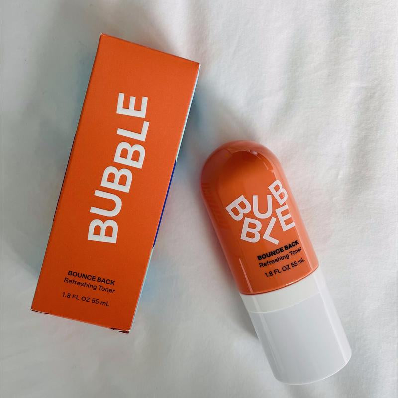 Bubble Skincare Bounce Back Balancing Facial Toner Mist - Hydrating Toner Spray + Pore Minimizer Made with Sea Water and Niacinamide to Help Improve Texture & Radiance