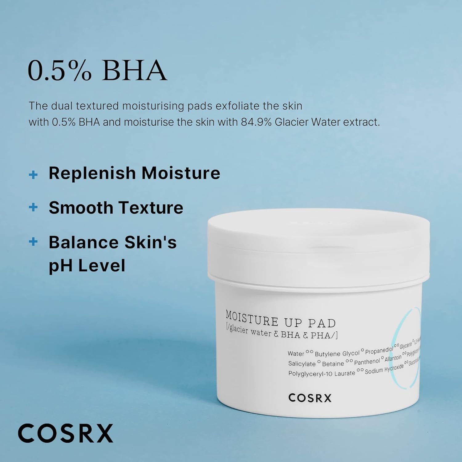 Propolis Toner Pads 70 Sheets, BHA, Gentle Daily Exfoliant for Sensitive Skin, Preventing Breakouts, Moisturizing, Nourishing, Blemish Care, Korean Skin Care