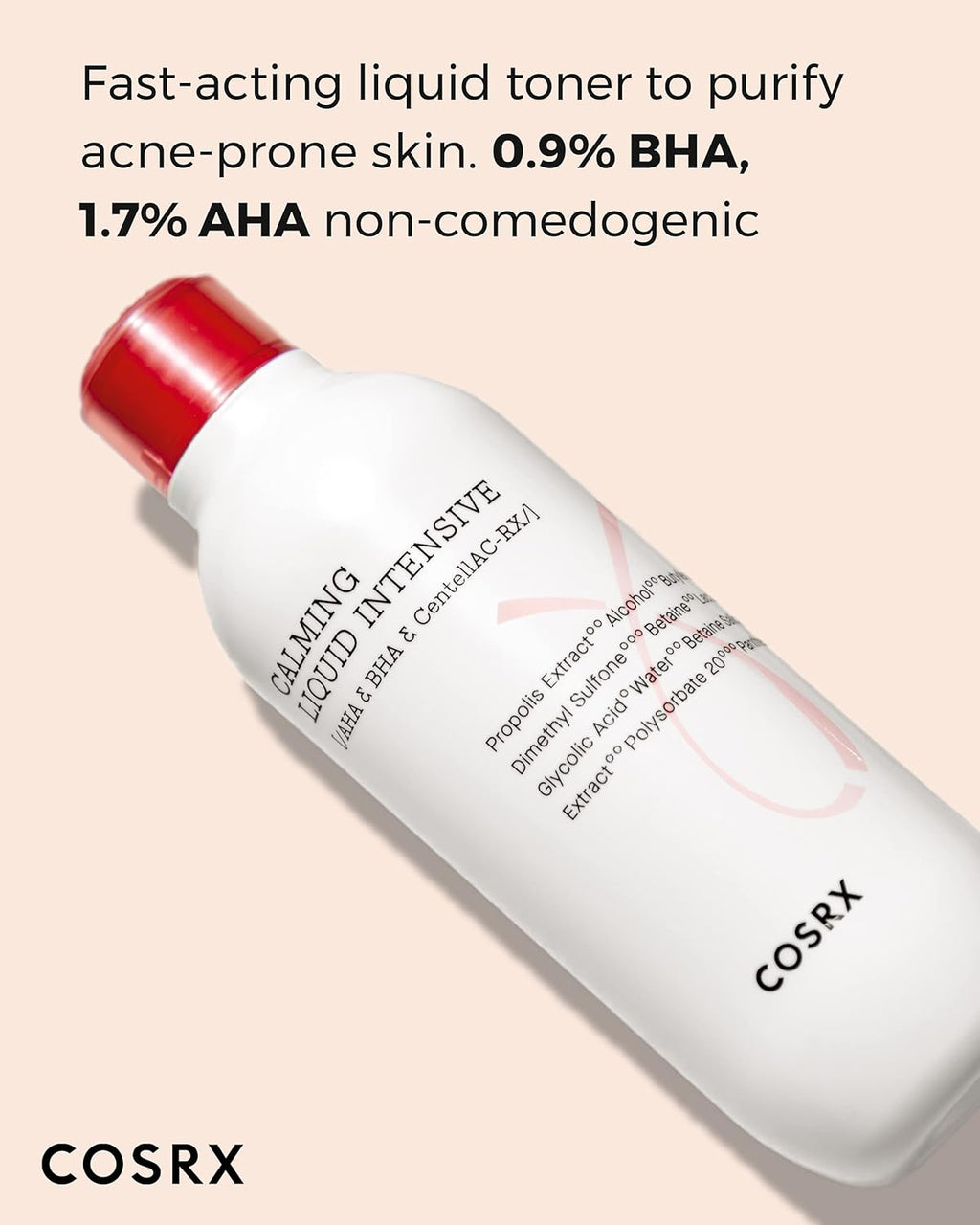 AC Collection Acne Calming Liquid Intensive, 4.22 Fl.Oz / 125Ml | AHA, BHA Toner for Acne Prone Skin, Animal Testing Free, Parabens Free, Korean Skin Care