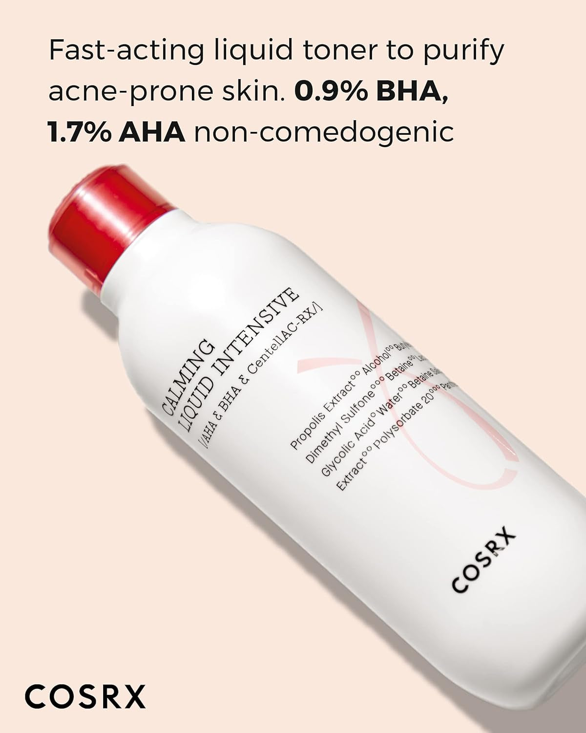 AC Collection Acne Calming Liquid Intensive, 4.22 Fl.Oz / 125Ml | AHA, BHA Toner for Acne Prone Skin, Animal Testing Free, Parabens Free, Korean Skin Care