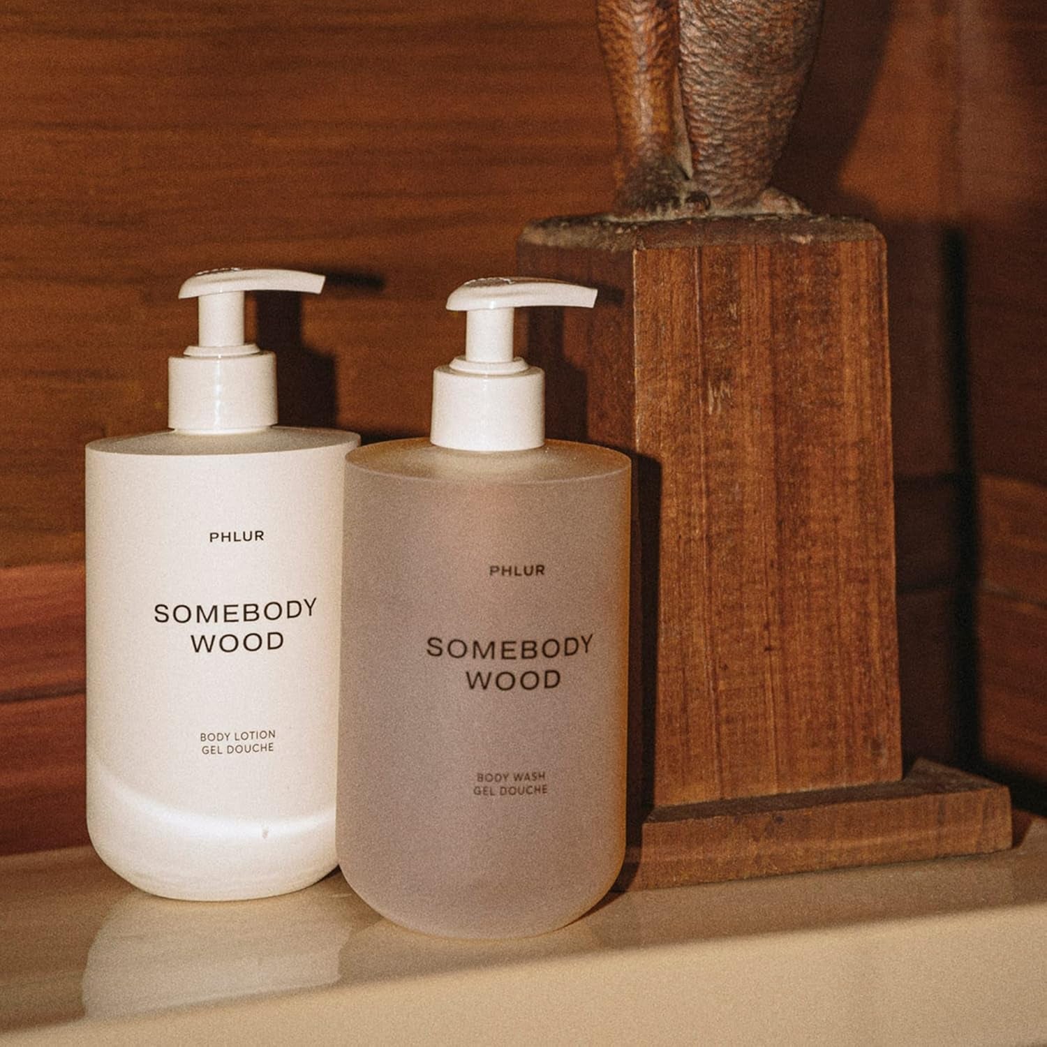 Somebody Wood Body Lotion - Moisturizes & Replenishes Dry Skin - Spicy Woody Body Lotion with Bergamot, Lemon, Cedarwood, Sandalwood, Musk & Vanilla (16 Fl Oz)