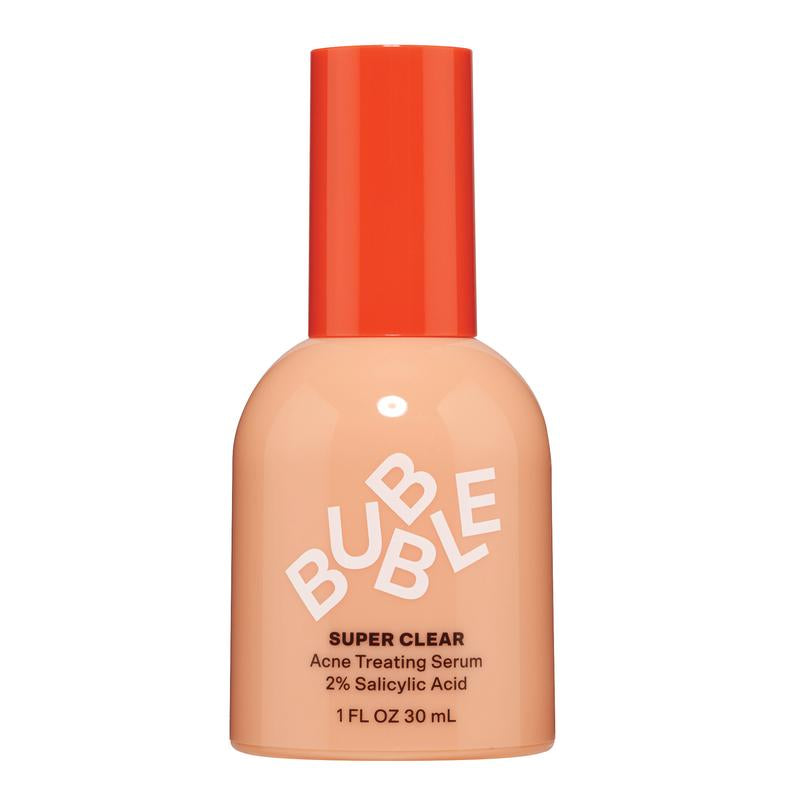 Bubble Skincare Super Clear 2% Salicylic Acid Skin Care Serum - Skin-Soothing Salicylic Acid Serum Enriched with Willow Bark Extract, Colloidal Oatmeal & Antioxidant-Rich Neem Seed Oil