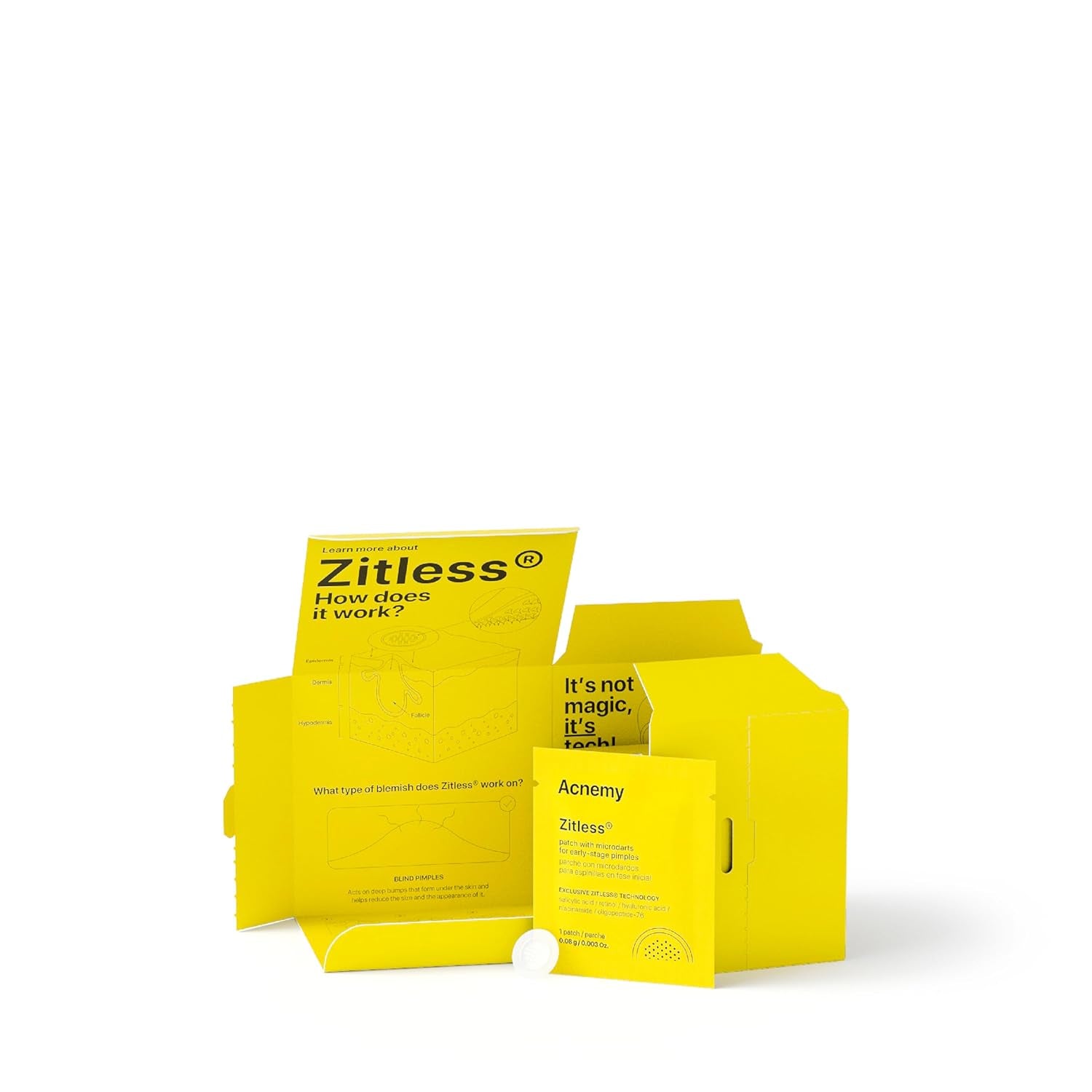 ZITLESS® - 5 X Patches with Microdarts for Early-Stage Pimples