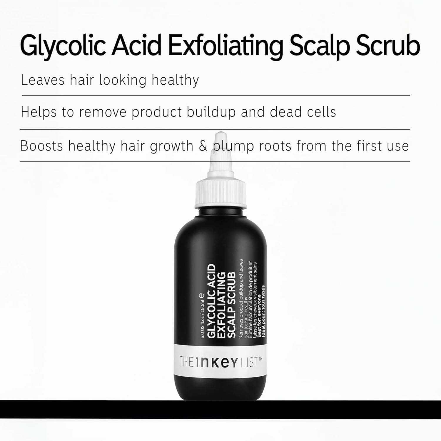 The INKEY List Glykolsäure-Peeling Für Die Kopfhaut 150 Ml
