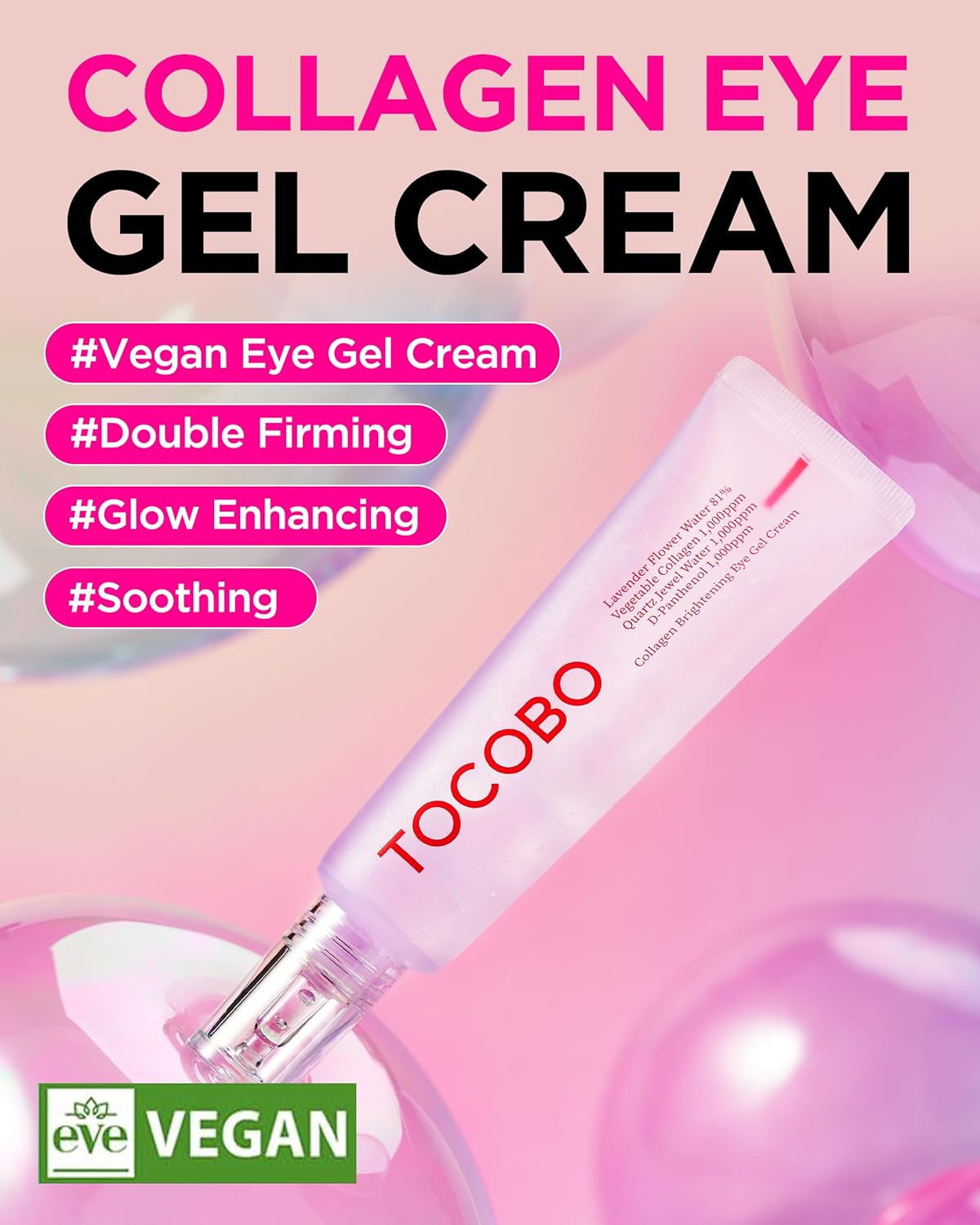 TOCOBO Collagen Brightening Eye Gel Cream (30 Ml)