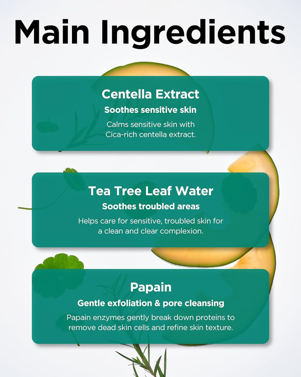 Cica Calming Powder Wash – Korean Enzyme Face Cleanser with Cica, Tea Tree & Papain – Hypoallergenic Low Ph Powder Cleanser for Sensitive Skin, Pore Purifying & Exfoliating,. 1.69 Oz.