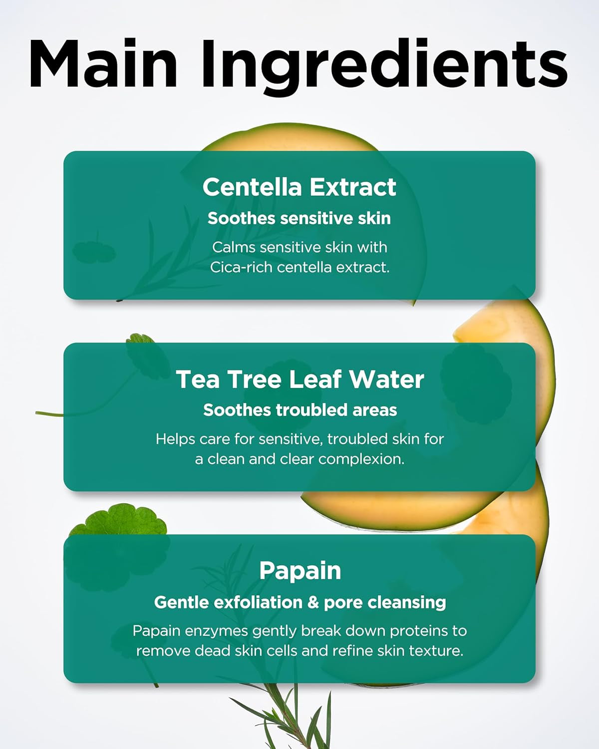 Cica Calming Powder Wash – Korean Enzyme Face Cleanser with Cica, Tea Tree & Papain – Hypoallergenic Low Ph Powder Cleanser for Sensitive Skin, Pore Purifying & Exfoliating,. 1.69 Oz.