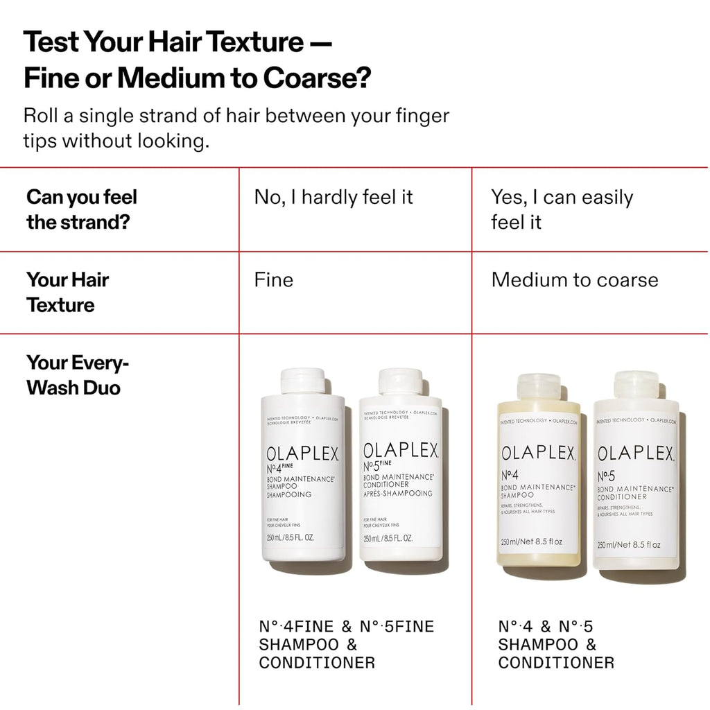 Nº.5 FINE Bond Maintenance Conditioner, Weightless, Clinically Proven Fine Hair Conditioner to Hydrate & Help Build Lasting Volume (8.5 Fl Oz)