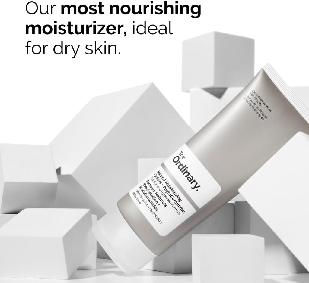 The Ordinary Natural Moisturizing Factors + Phytoceramides, Rich Moisturizer for Dry Skin & Barrier Strength, 100Ml