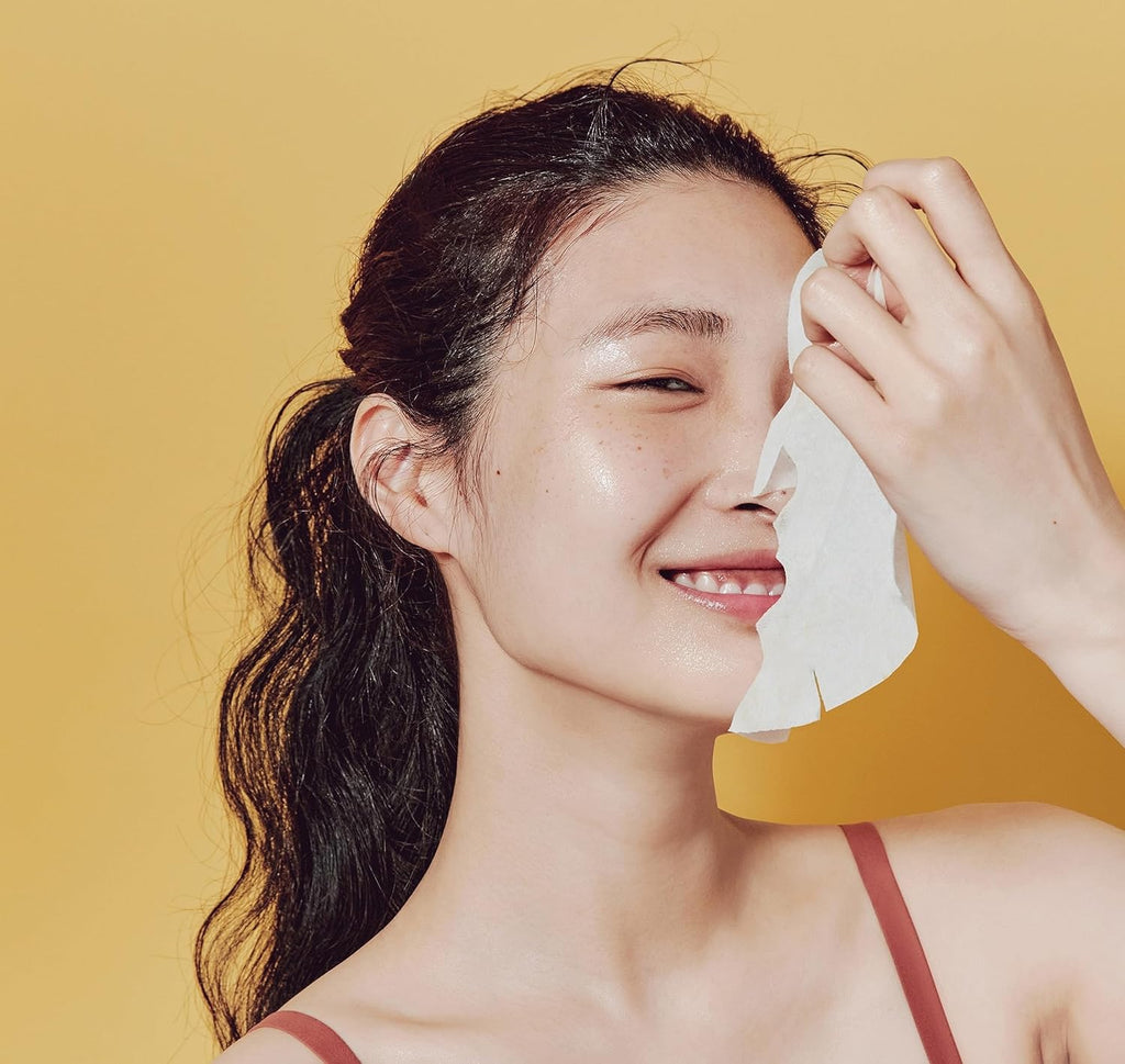Propolis Nourishing Sheet Mask 10 EA, Soothing & Plumping Honey Serum, Leave-On Face Mask for Healthy Glow & Deep Moisture, Not Tested on Animals, No Parabens, No Sulfates, Korean Skin Care