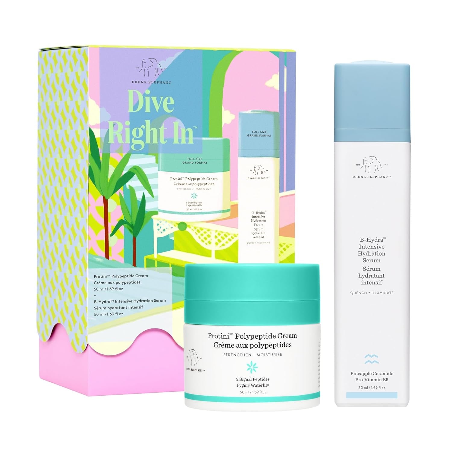 Dive Right in Kit- Full-Size Protini Polypeptide Cream and B-Hydra Hydration Serum