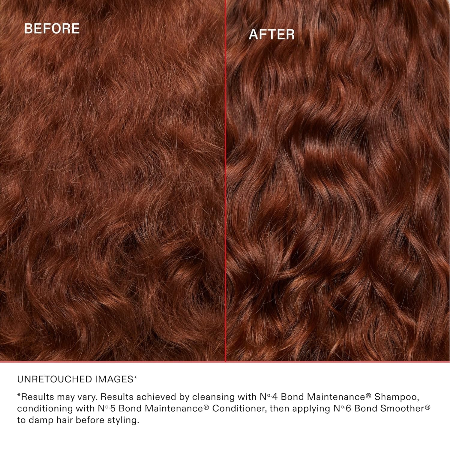 No. 6 Bond Smoother, Leave-In Styling Hair Cream Treatment, Smooths, Conditions, & Strengthens, Frizz Control for up to 72 Hours, for All Hair Types, 3.3 Fl Oz