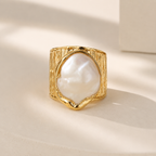 The Pearl Aura Statement Ring