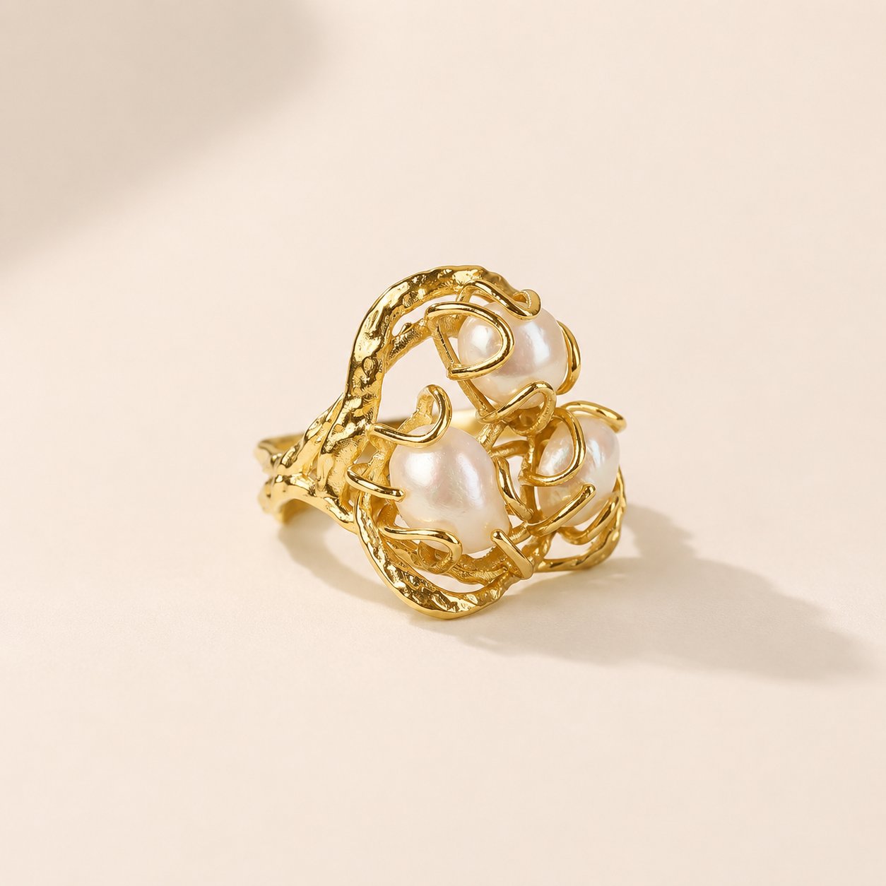 The Pearl Embrace Ring