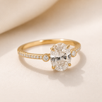The Celeste Oval Ring