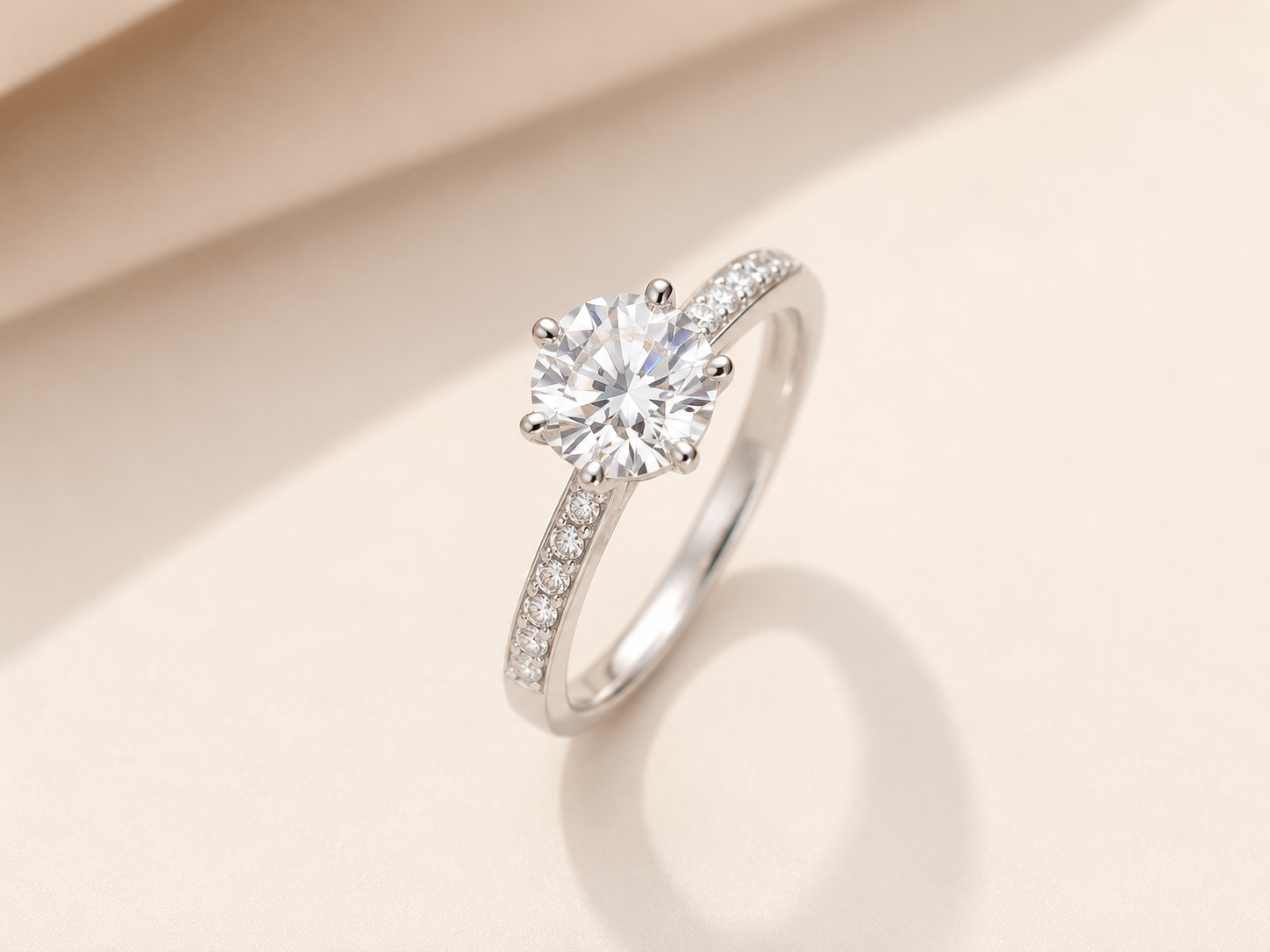 The Aurora Solitaire Ring