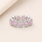 The Celeste Halo Eternity Ring
