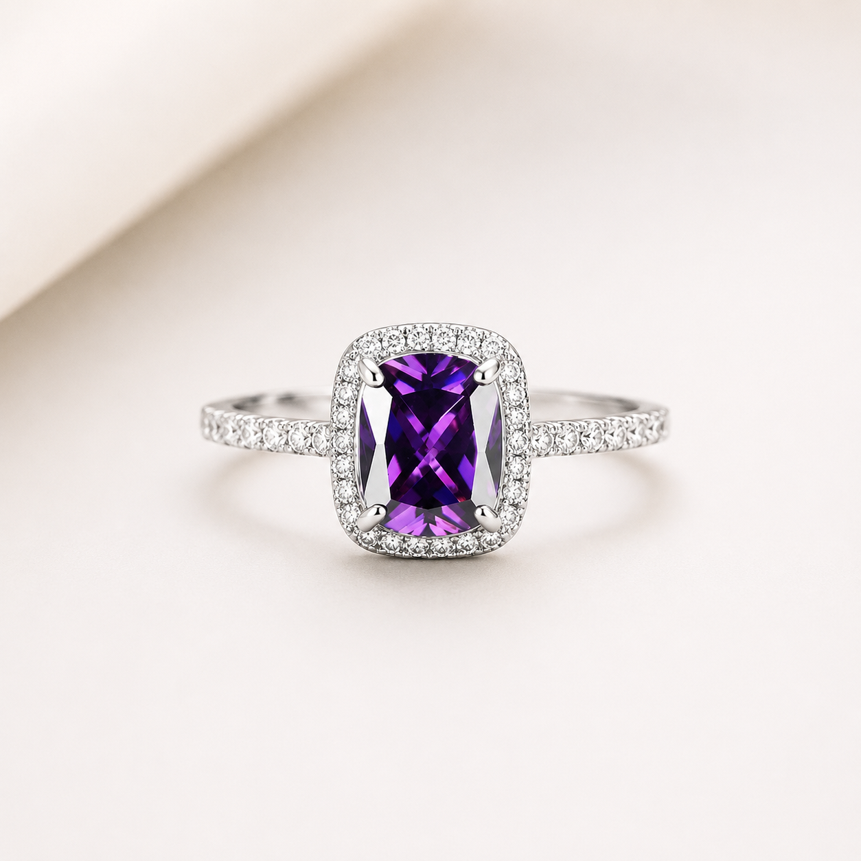 The Amethyst Aura Ring