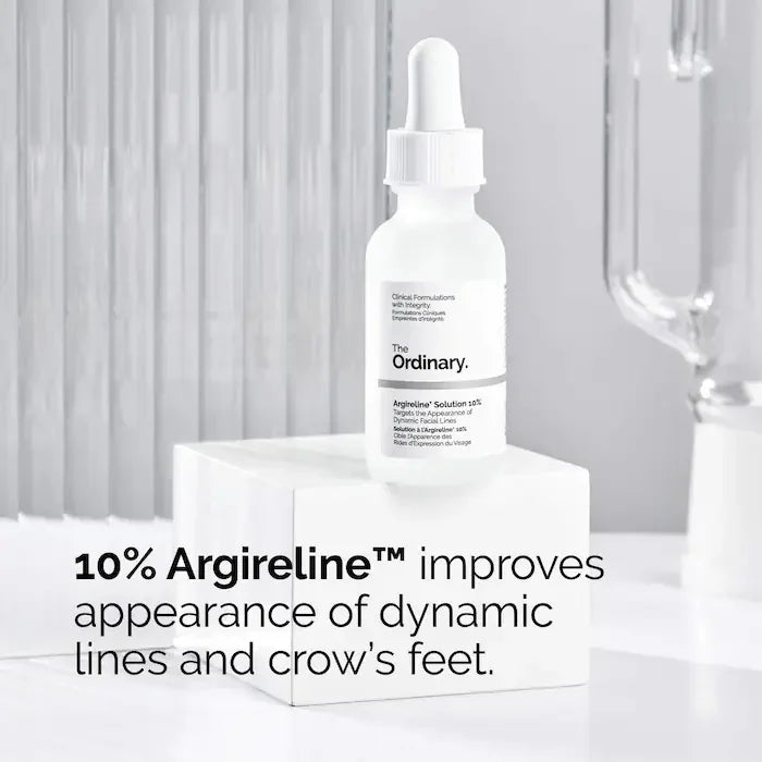 Argireline Solution 10% for Reducing Fine Lines Improves the Appearance of Facial Areas Prone to Developing Dynamic Folds